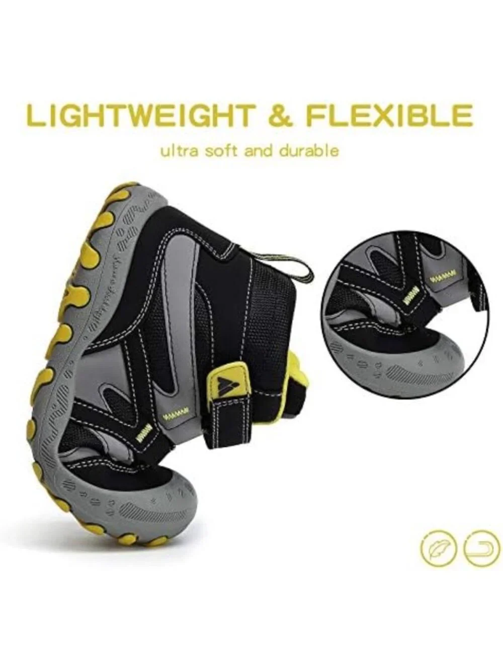 Unisex Water-Resistant Hiking Boots for Boys & Girls - Durable Outdoor Footwear